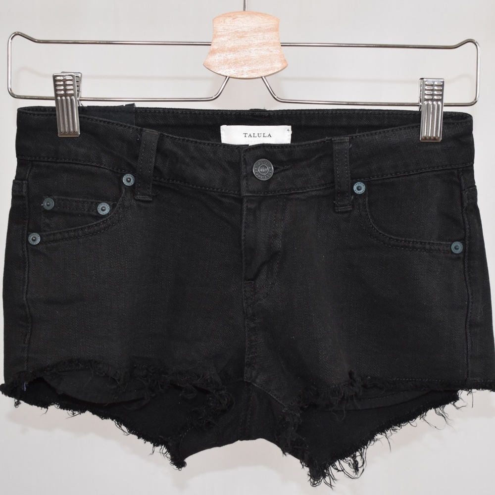 Short Black Jean Shorts